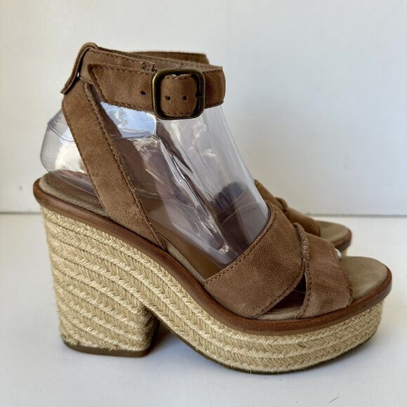 UGG Brown Platform Heels - Picture 1 of 9